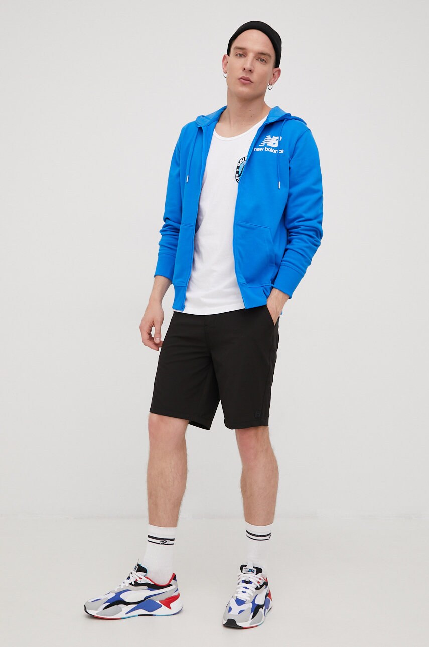 New balance bluza mj03558sbu barbati, , cu imprimeu