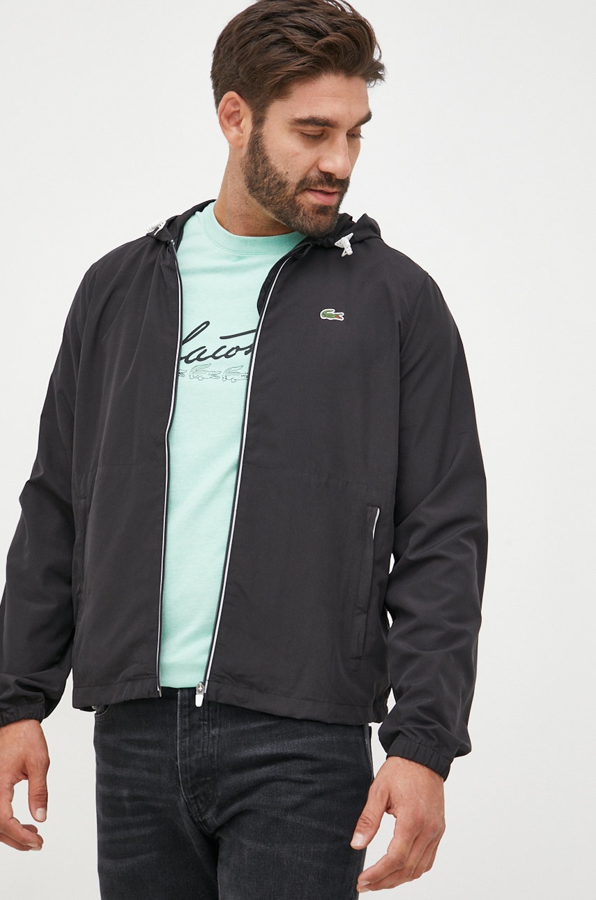 

Куртка Lacoste мужская цвет чёрный переходная