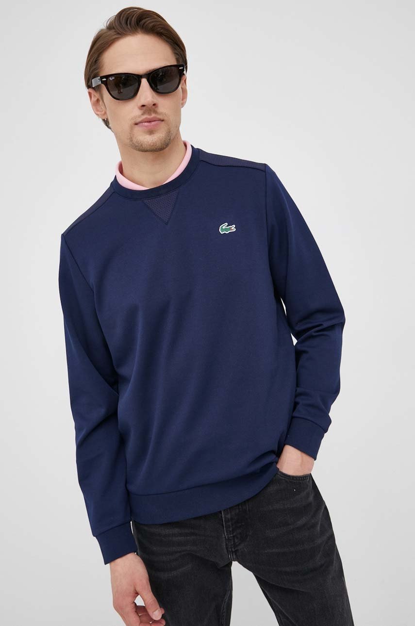 

Суичър Lacoste мъжка в тъмносиньо с изчистен дизайн, Тъмносин