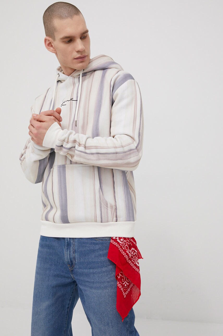 Karl kani bluza barbati, culoarea bej, modelator