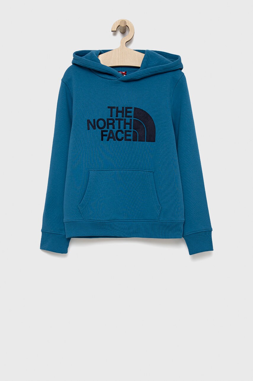 The North Face hanorac de bumbac pentru copii cu imprimeu