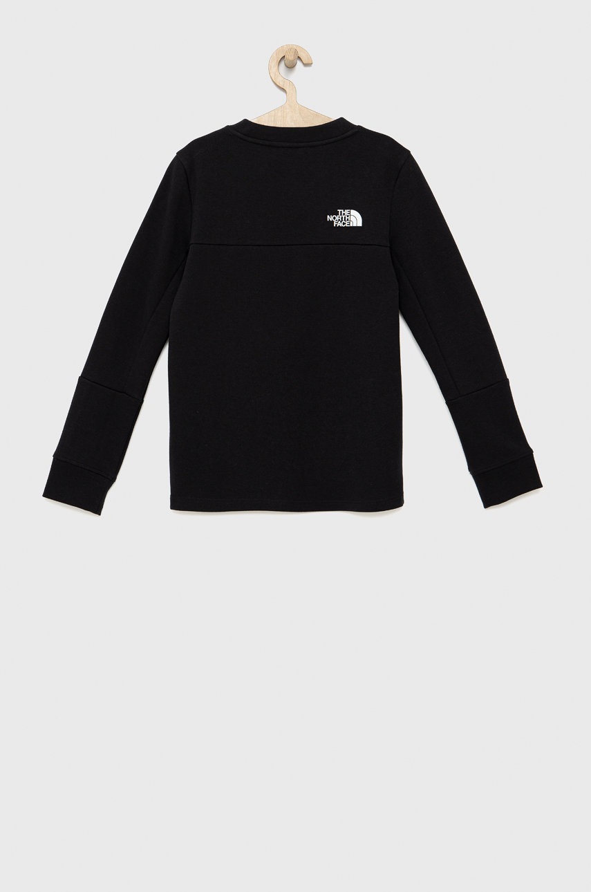 

Дитяча кофта The North Face колір чорний з принтом