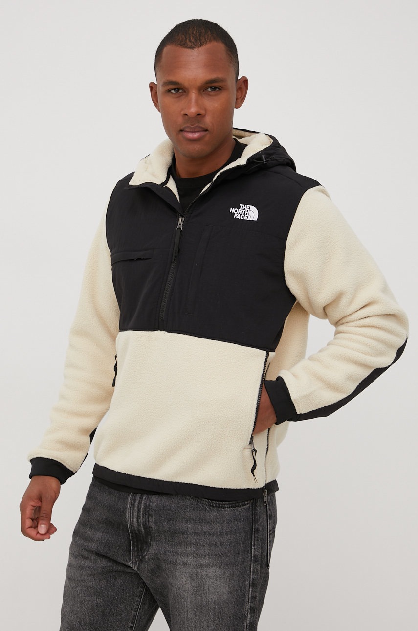 

Суичър The North Face в бежово с десен, Бежов
