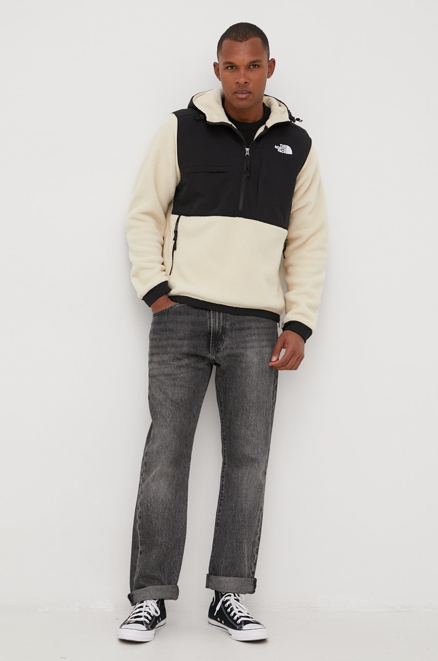 

Кофта The North Face мужская цвет бежевый узор