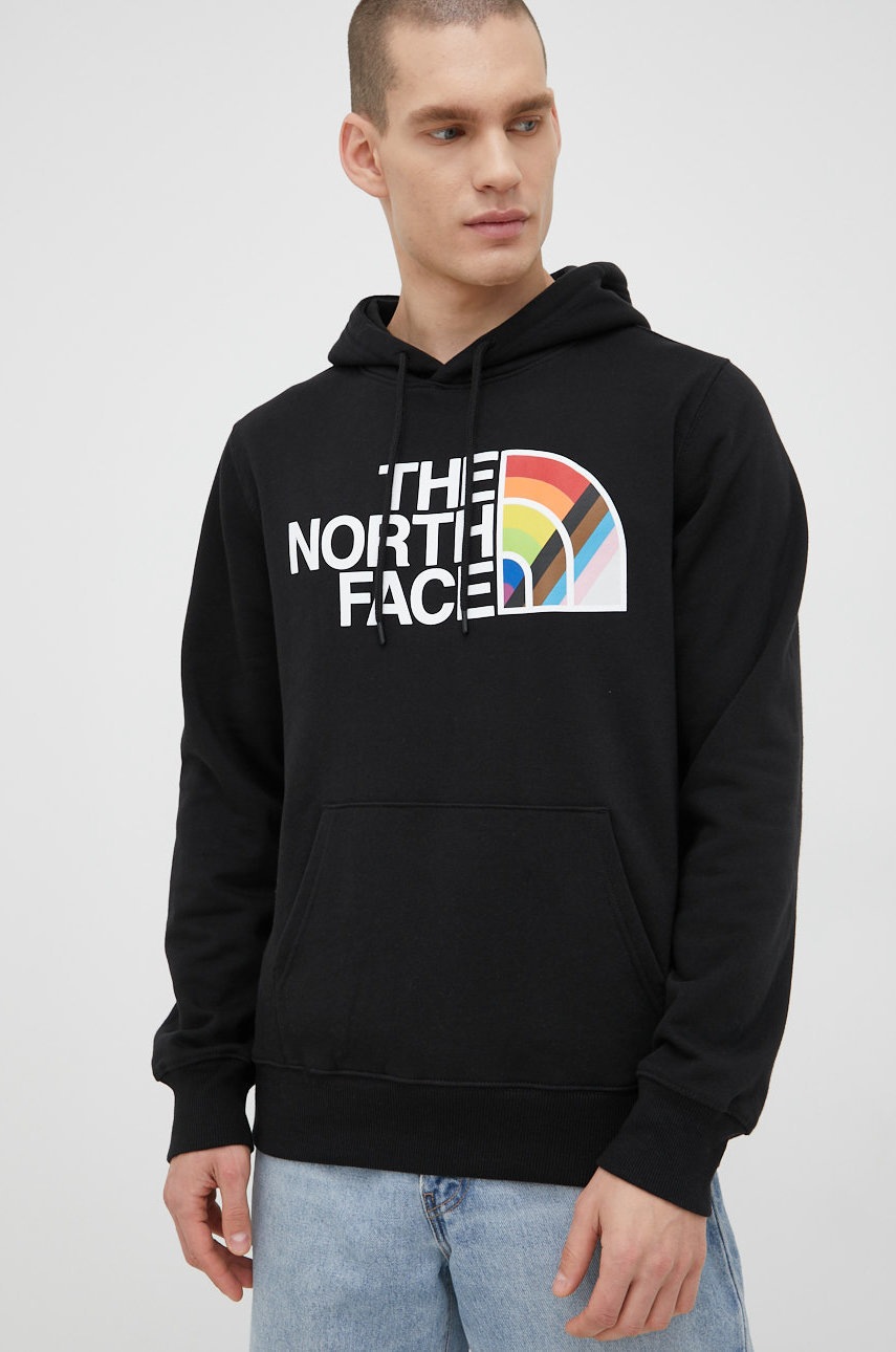 

Суичър The North Face Pride в черно с принт, Черен