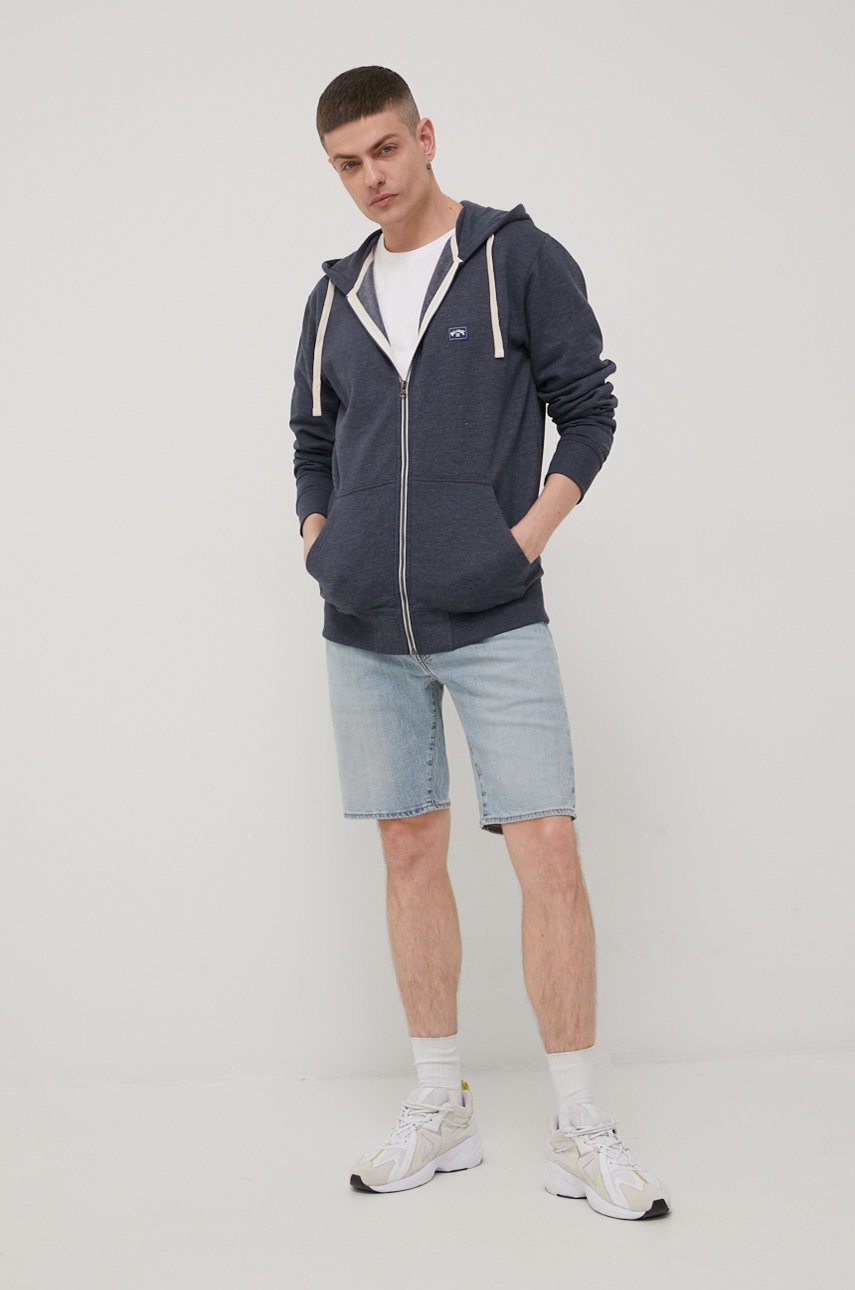 

Кофта Billabong чоловіча колір синій меланж