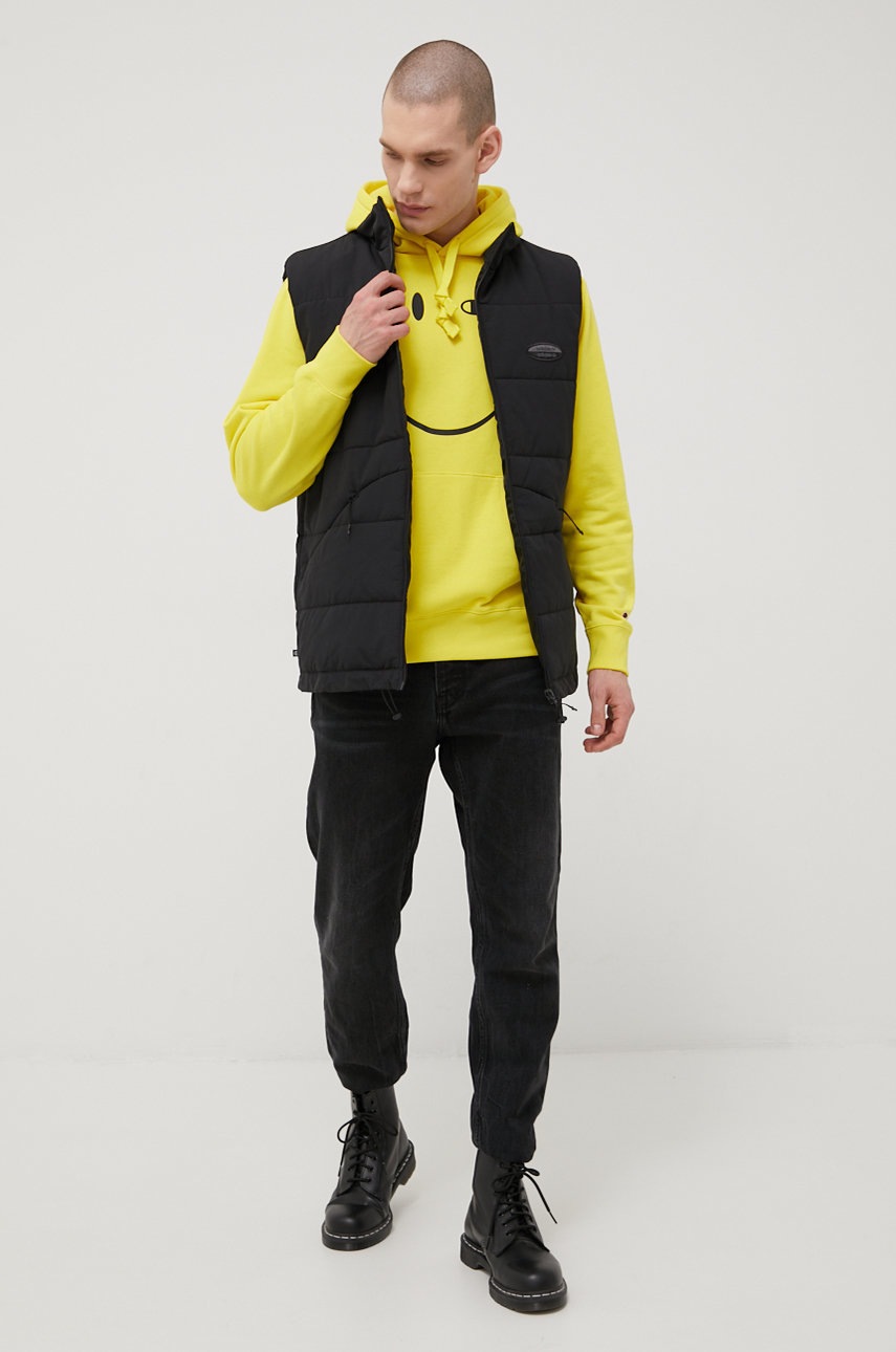 

Кофта Champion Champion X Smiley 218225 мужская цвет жёлтый с принтом