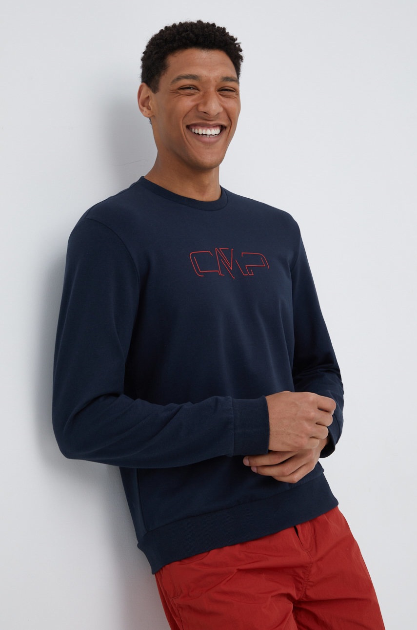 

Суичър CMP в тъмносиньо с изчистен дизайн, Тъмносин