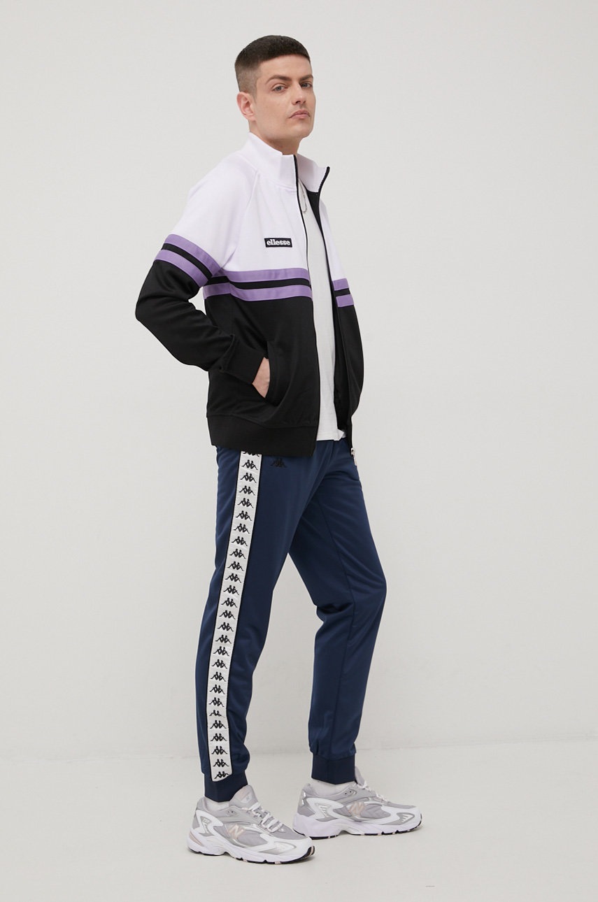

Кофта Ellesse чоловіча колір фіолетовий з аплікацією