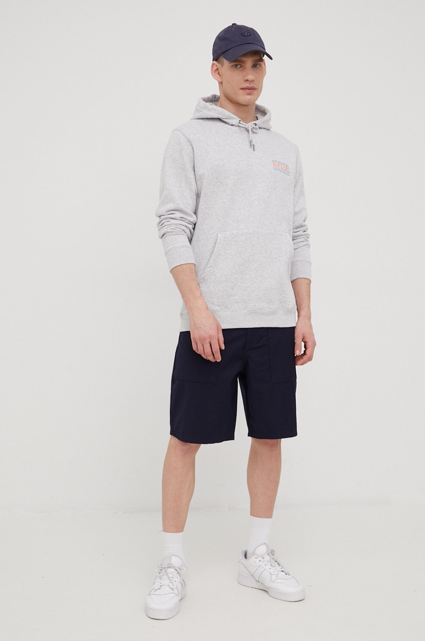 

Кофта Rip Curl мужская цвет серый меланж