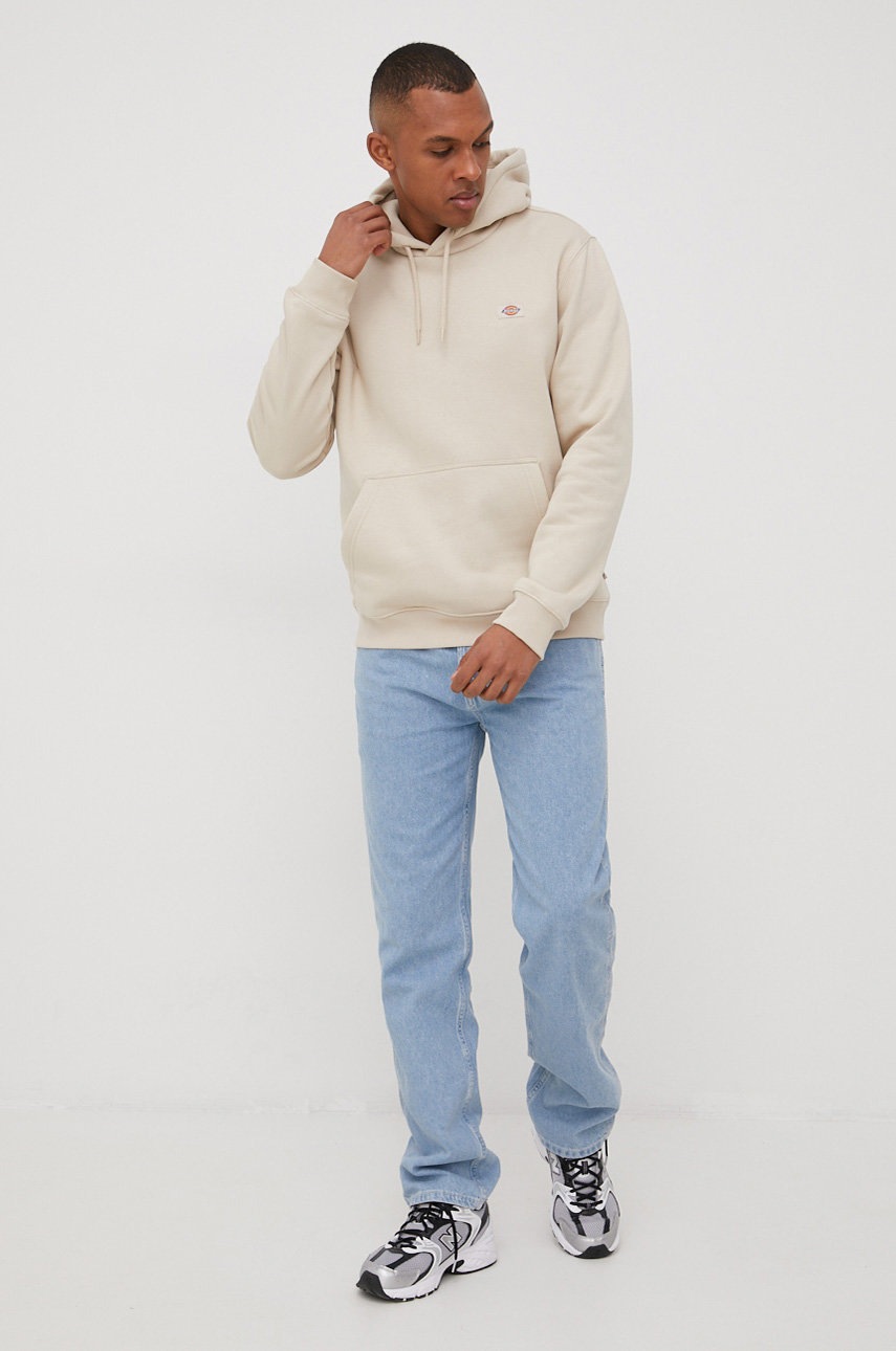 

Кофта Dickies чоловіча колір бежевий однотонна