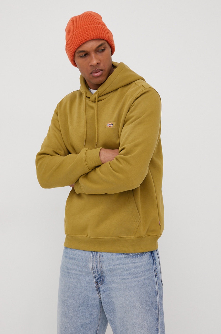 

Кофта Dickies мужская цвет зелёный однотонная