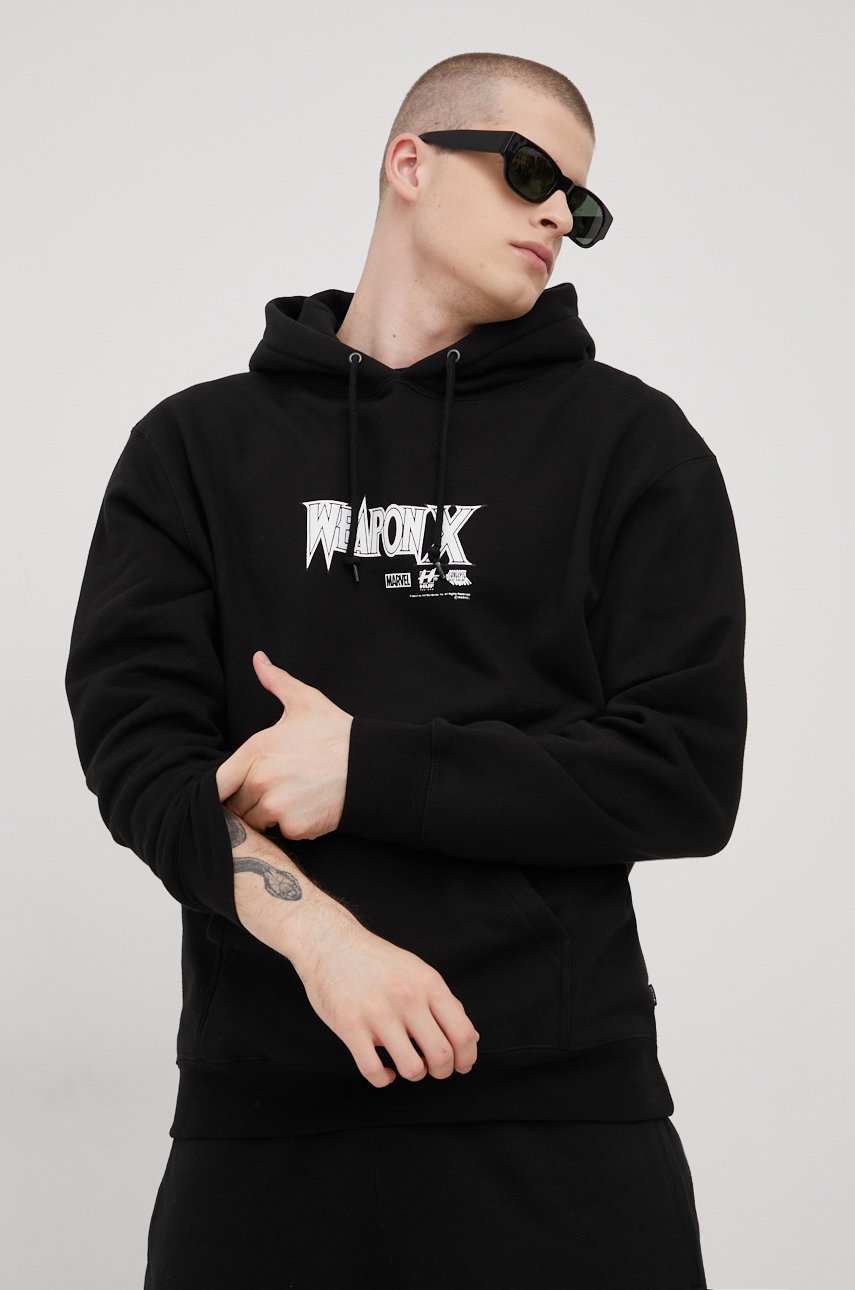 

Кофта HUF X Marvel чоловіча колір чорний з принтом