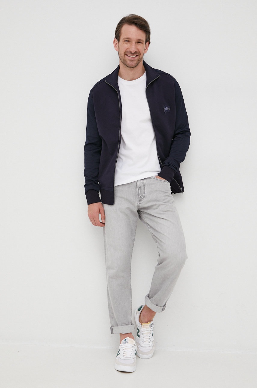 

Суичър Tommy Hilfiger в тъмносиньо с апликация, Тъмносин