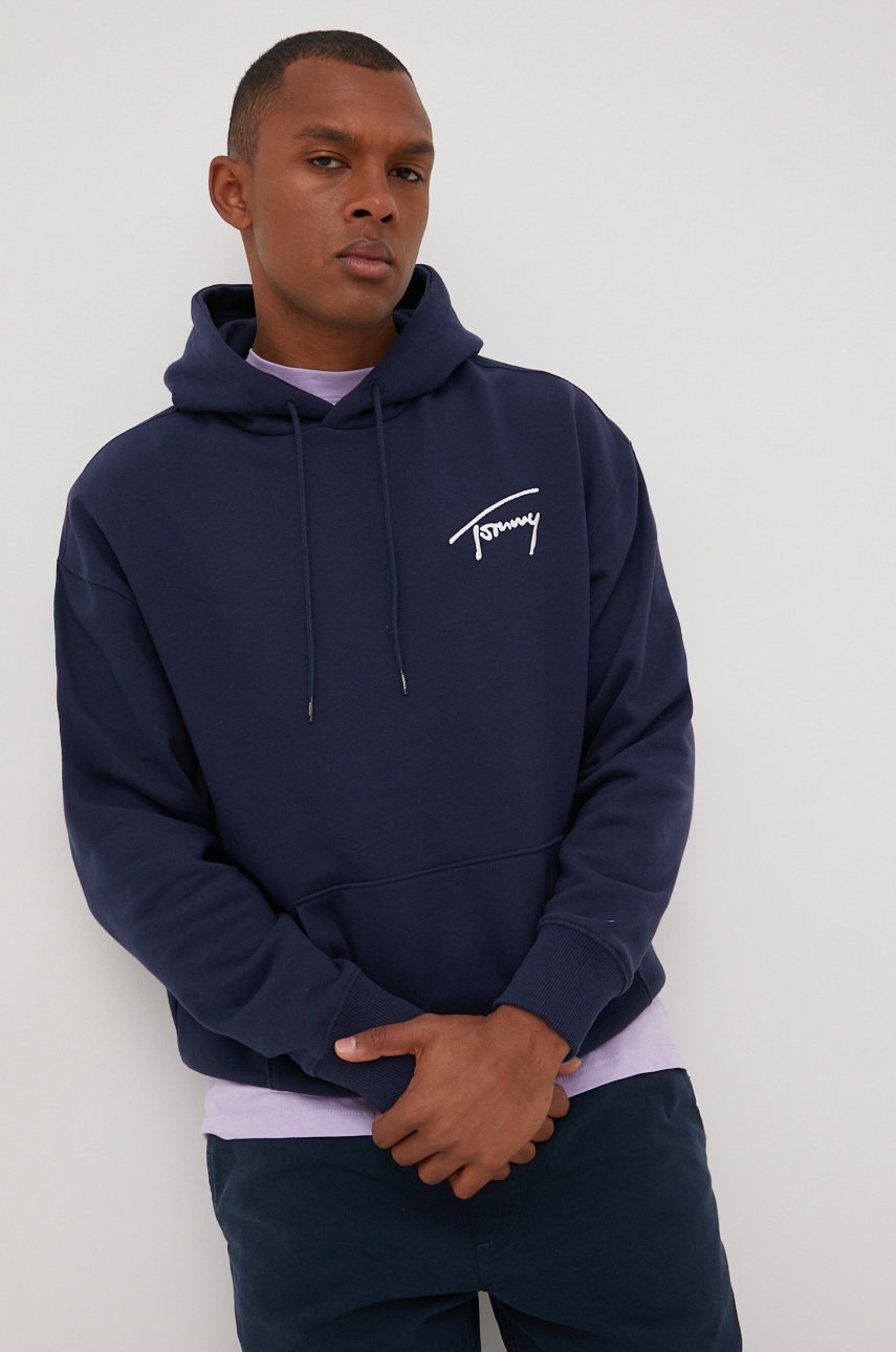 

Суичър Tommy Jeans в тъмносиньо с апликация, Тъмносин