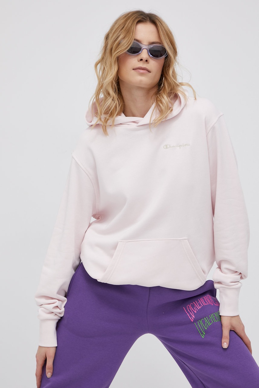 

Кофта Champion 217398 цвет розовый однотонная