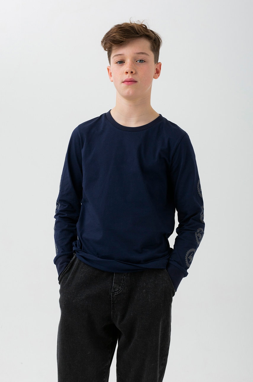 Hype longsleeve din bumbac pentru copii cu imprimeu