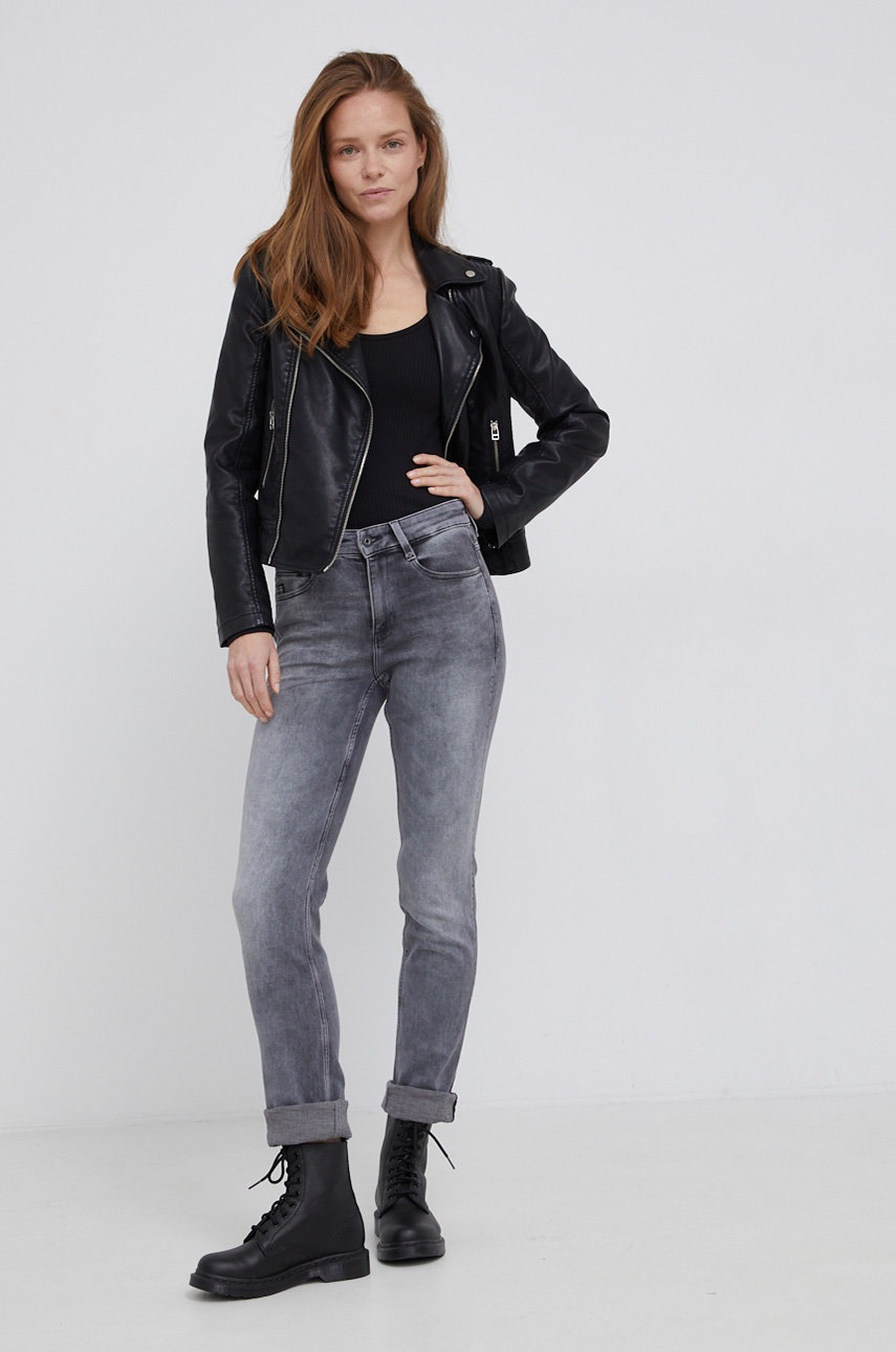 

Лонгслив G-Star Raw женский цвет чёрный