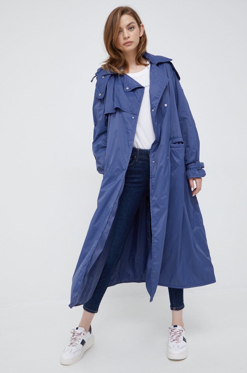 

Хлопковый лонгслив Tommy Hilfiger цвет белый