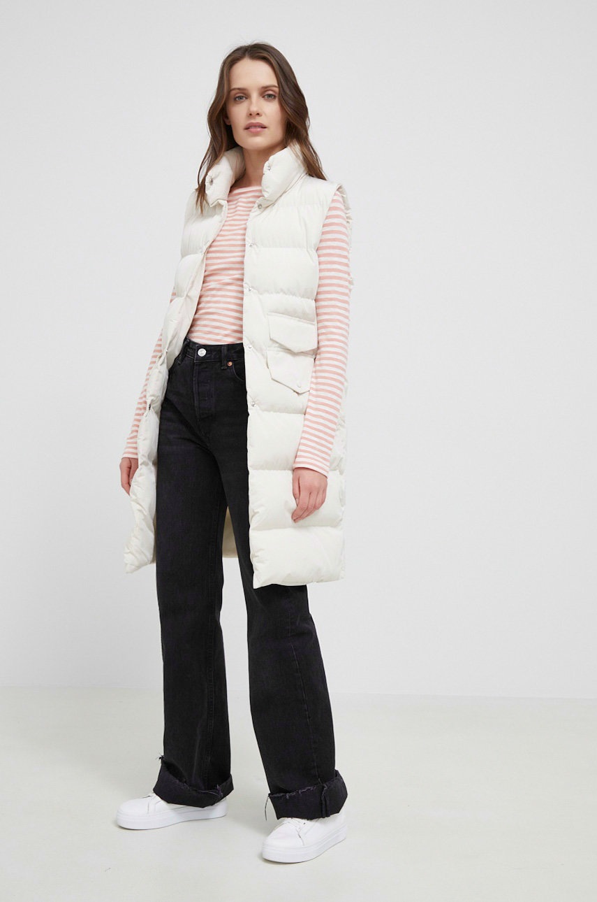 

Хлопковый лонгслив Marc O'Polo цвет розовый
