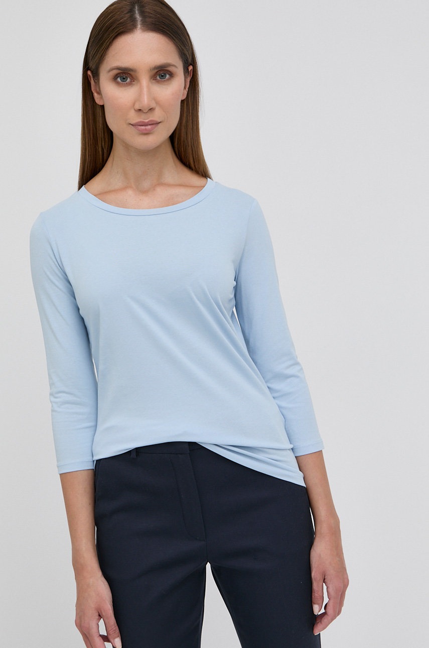 

Блуза с дълги ръкави Weekend Max Mara дамска, Син