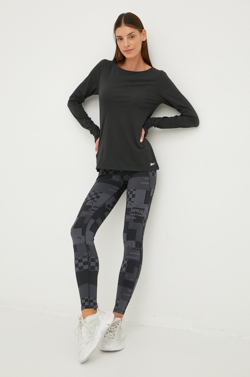 

Лонгслів для тренувань Reebok Workout Ready Supremium колір сірий