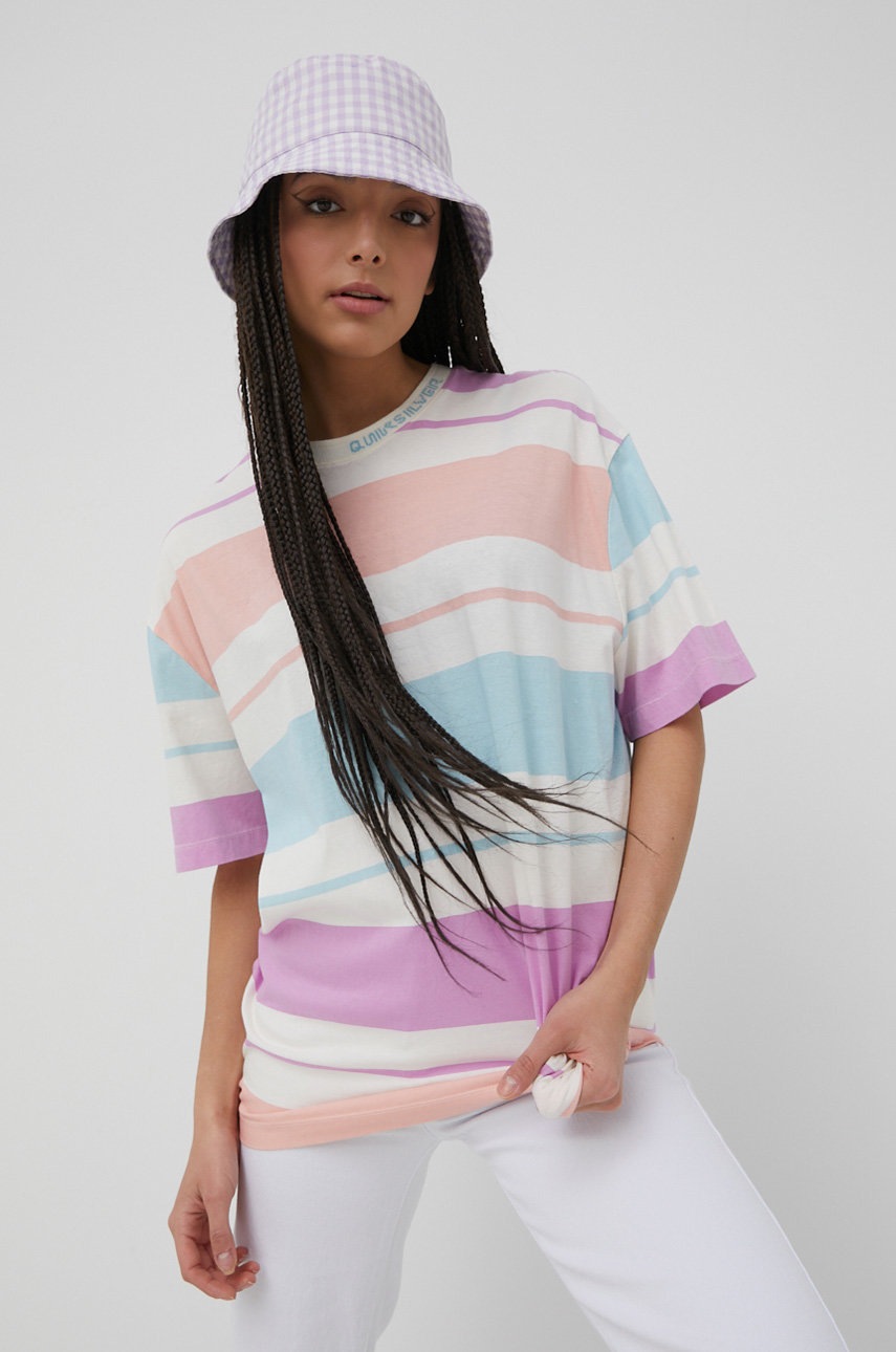 

Памучна тениска Quiksilver, Многоцветен