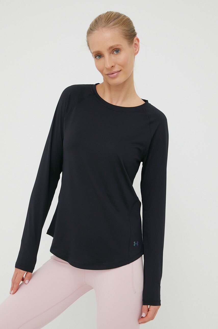 Under armour mânecă lungă de antrenament rush 1368179 culoarea negru