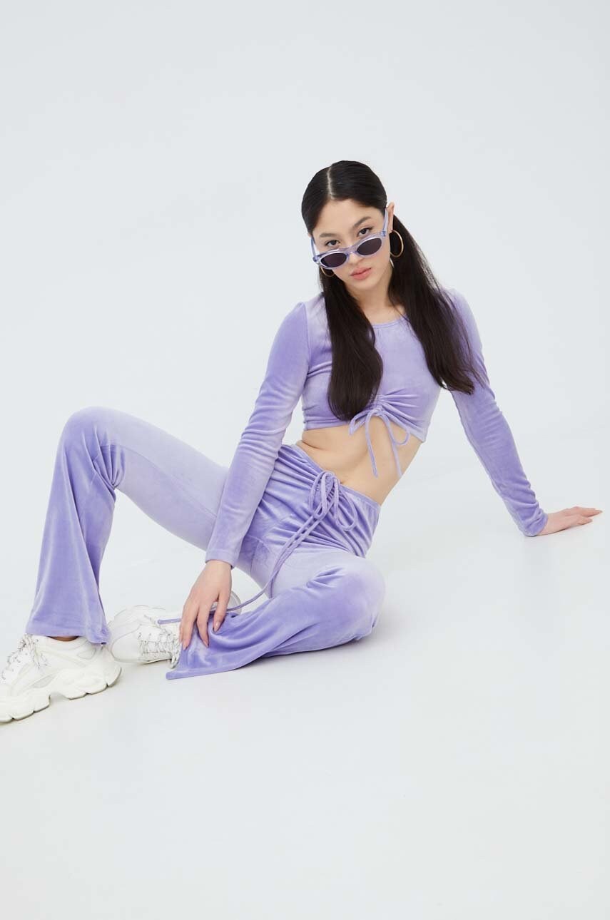 Sixth june longsleeve femei, culoarea violet