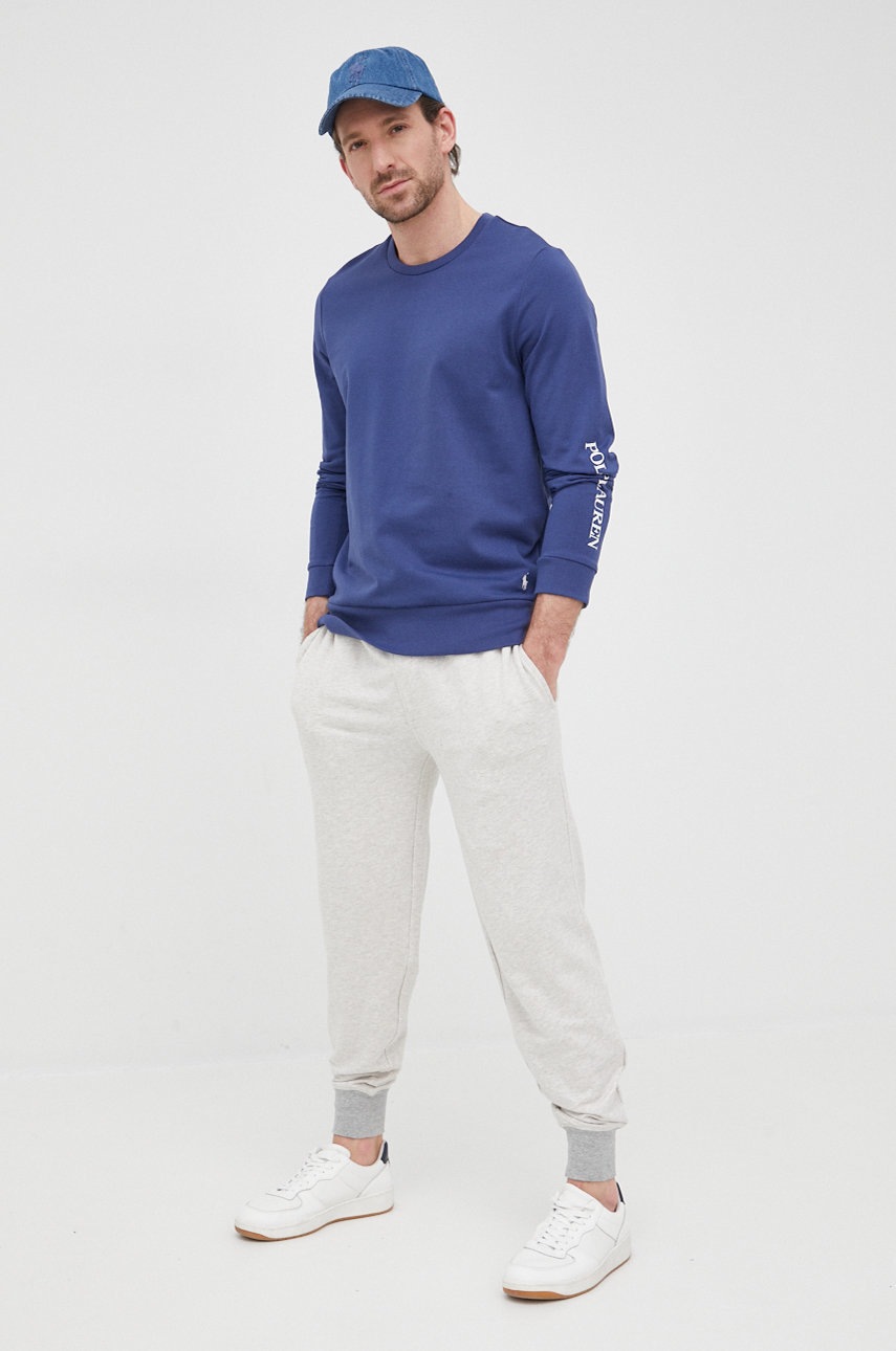 

Кофта Polo Ralph Lauren колір синій з принтом