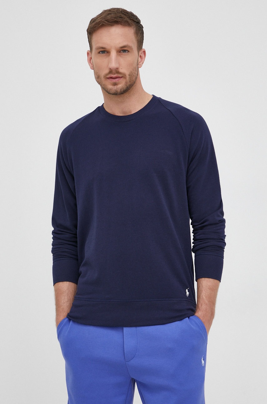 

Суичър Polo Ralph Lauren в тъмносиньо с изчистен дизайн, Тъмносин