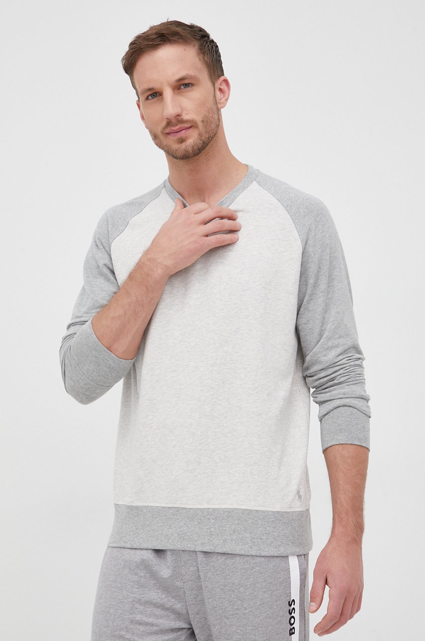 

Суичър Polo Ralph Lauren в сиво меланж на, Сив