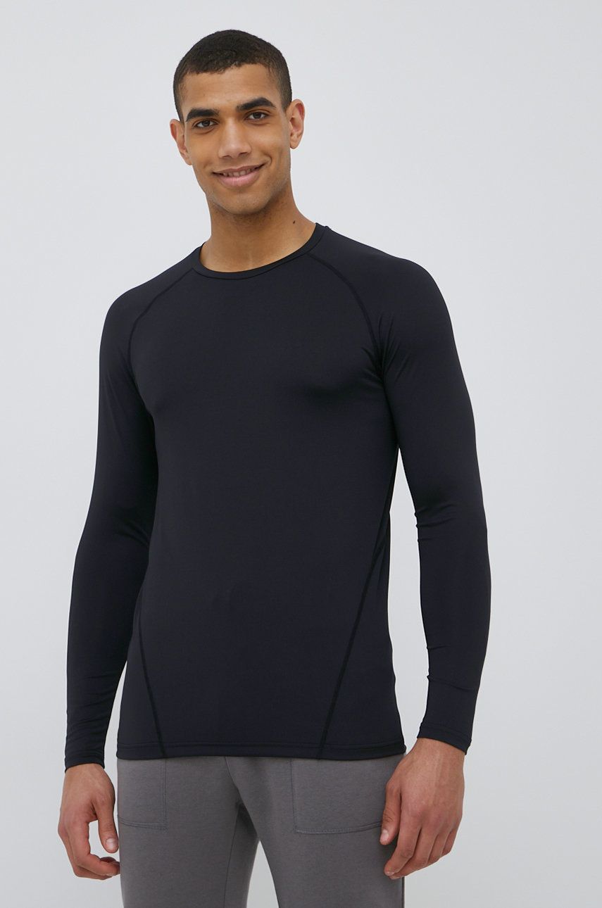 Outhorn mânecă lungă de antrenament culoarea negru, neted 2022 ❤️ Pret Super answear imagine noua 2022