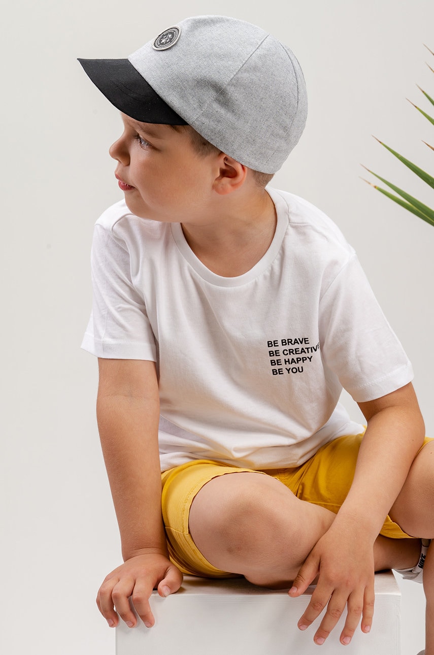 Детская кепка Jamiks цвет серый с аппликацией Детская кепка Jamiks цвет серый с аппликацией