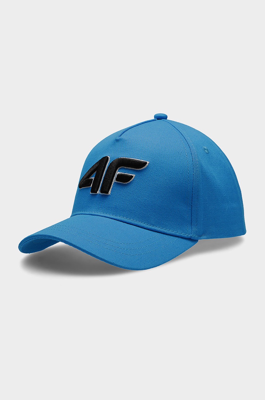 

Детска шапка 4F с десен, Син