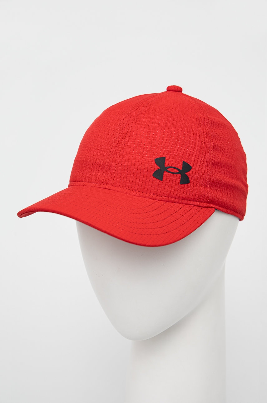 Under Armour caciula copii 1369792 culoarea rosu, neted