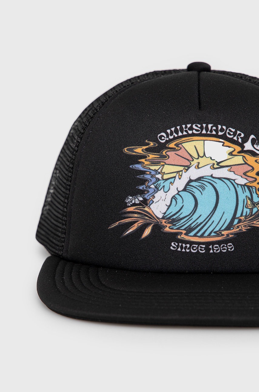 

Кепка Quiksilver цвет чёрный с принтом