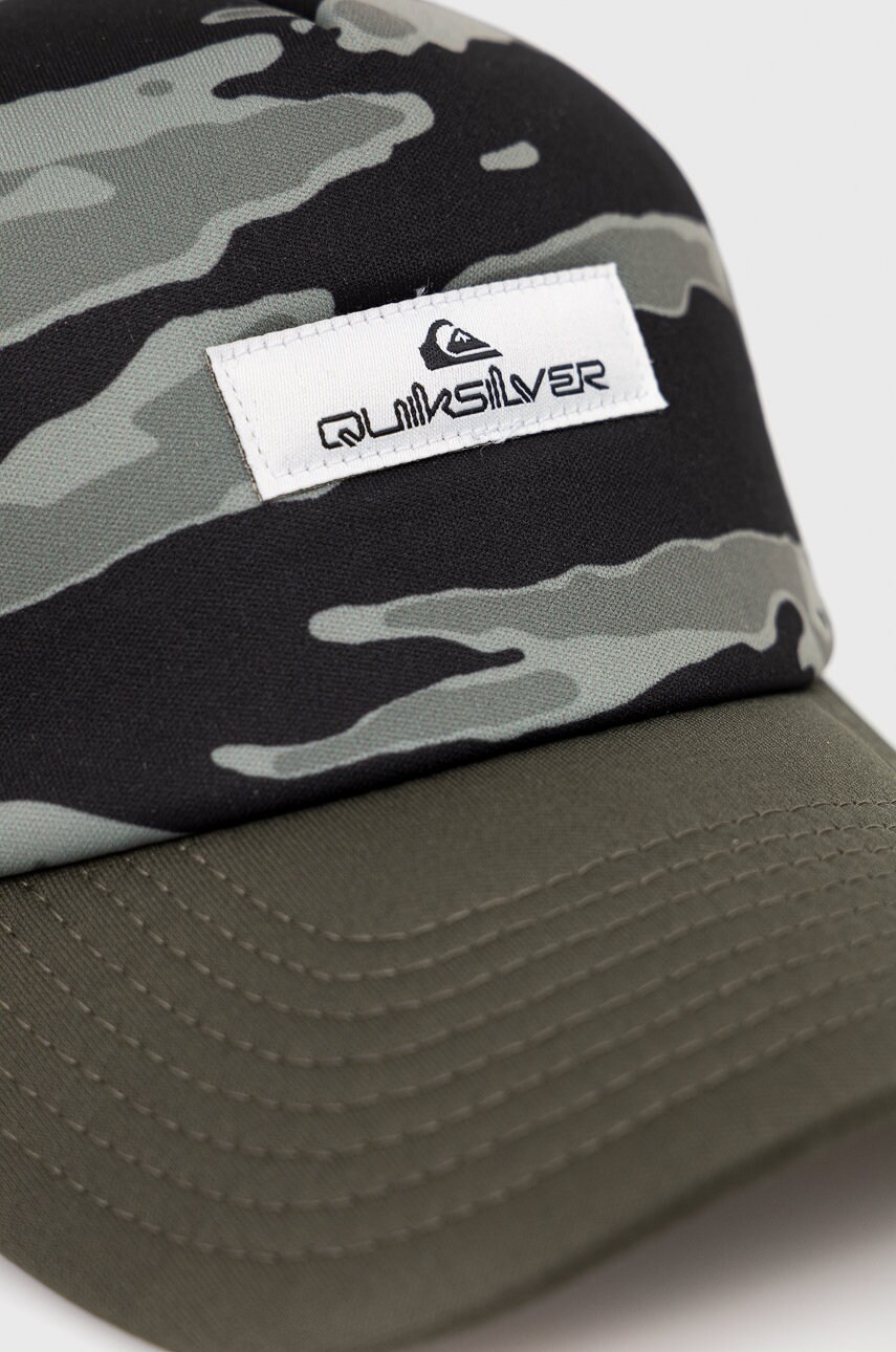 

Кепка Quiksilver колір зелений візерунок