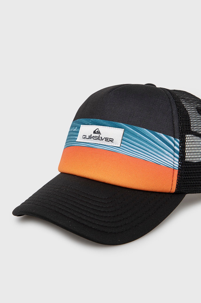 

Кепка Quiksilver колір чорний візерунок