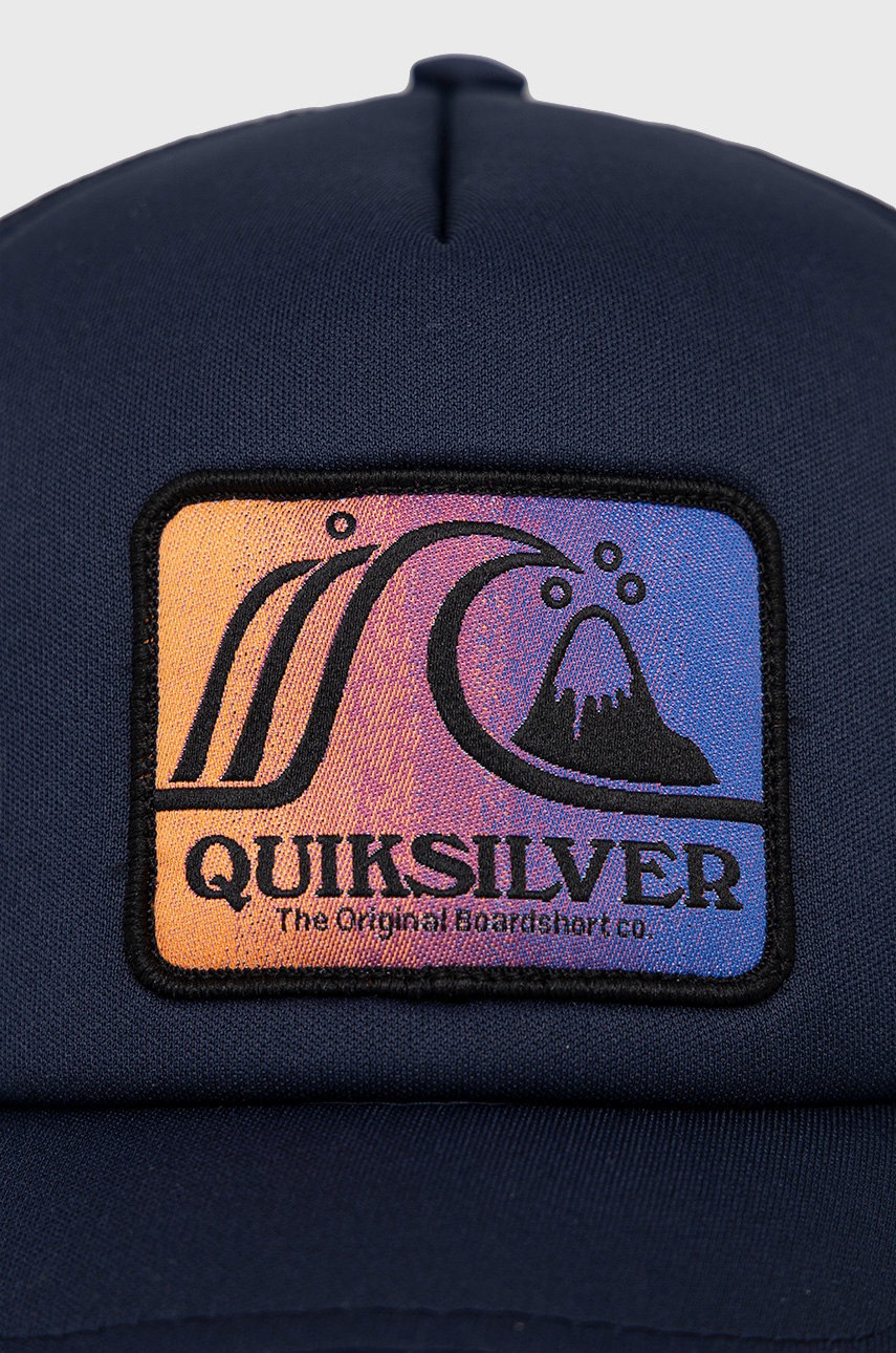 

Кепка Quiksilver колір синій з аплікацією