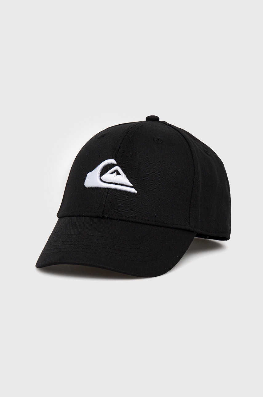 

Кепка Quiksilver колір чорний з аплікацією