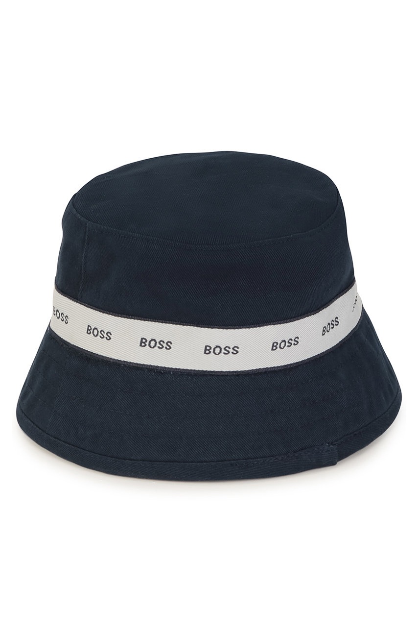 

Boss в тъмносиньо от памук, Тъмносин