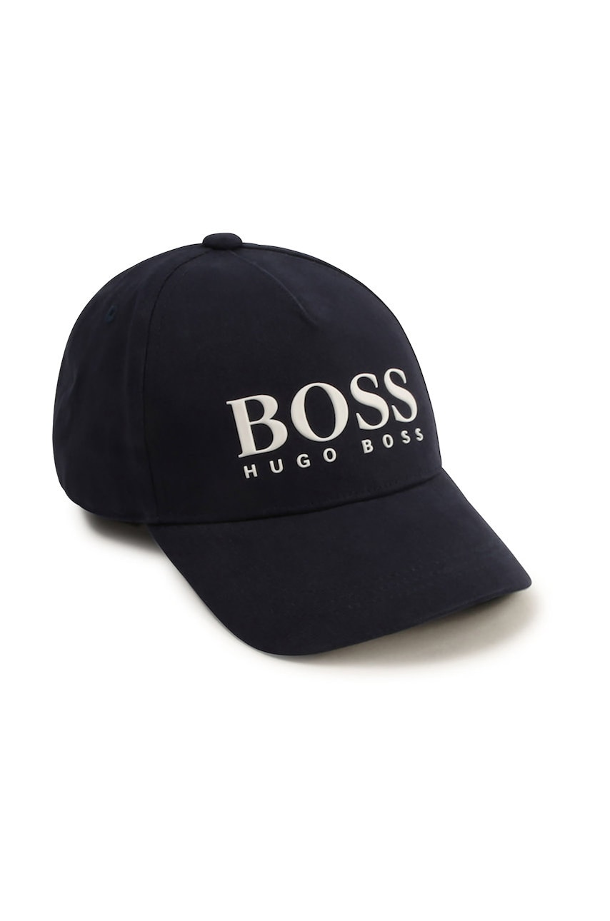 Boss caciula copii culoarea albastru marin, cu imprimeu