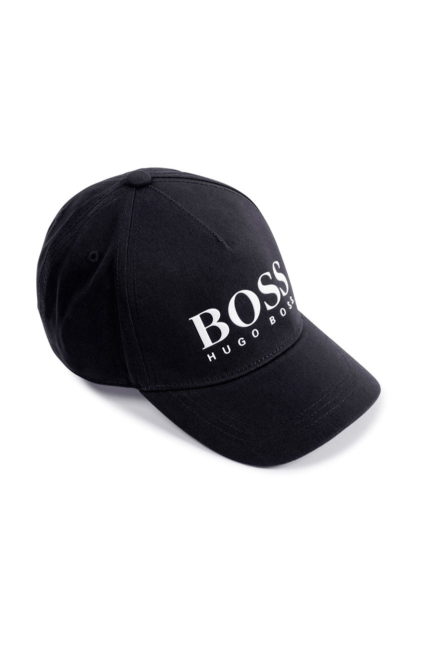 Boss caciula copii culoarea negru, cu imprimeu