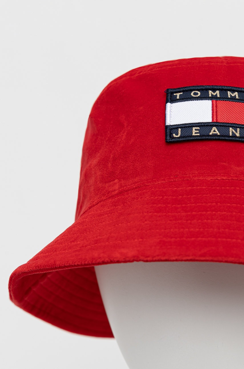 

Шляпа Tommy Jeans цвет красный