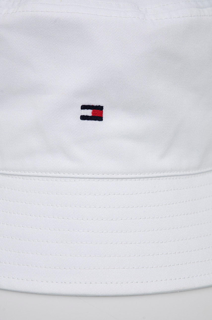 

Бавовняний капелюх Tommy Hilfiger колір білий з бавовни