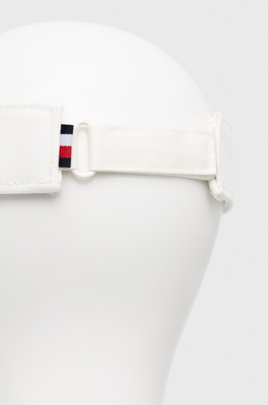 

Козирок від сонця Tommy Hilfiger Iconic колір білий однотонна