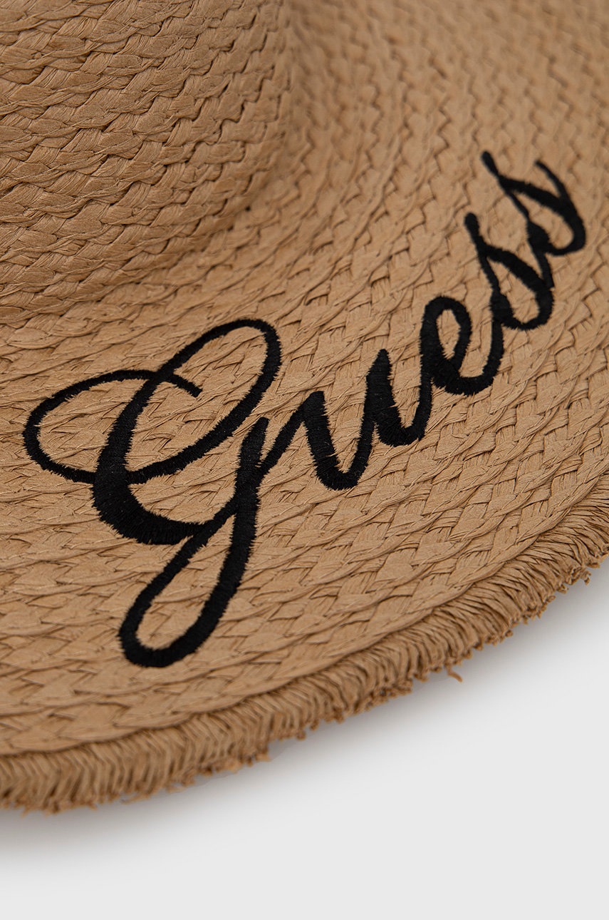 

Капелюх Guess колір бежевий