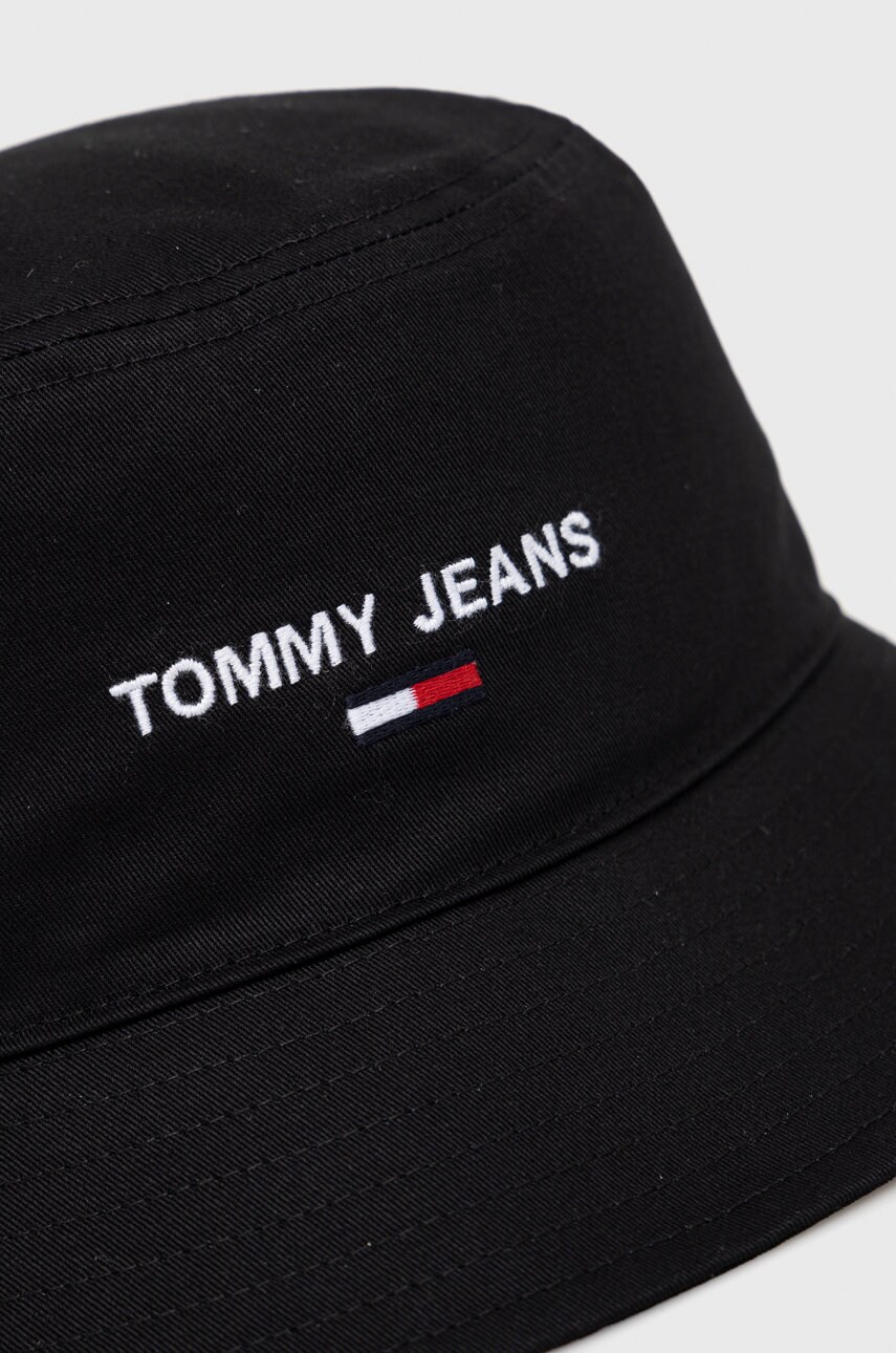

Бавовняний капелюх Tommy Jeans колір чорний з бавовни
