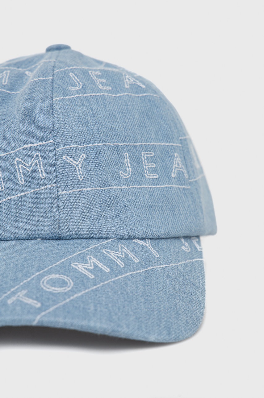 

Хлопковая кепка Tommy Jeans узор